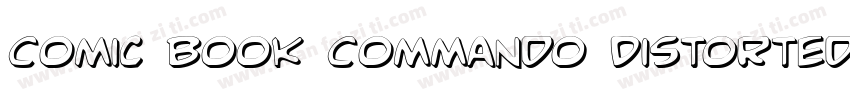 Comic Book Commando Distorted字体转换